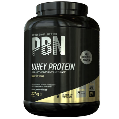 PBN - Premium Body Nutrition Whey Protein Powder 2.27kg Vanilla