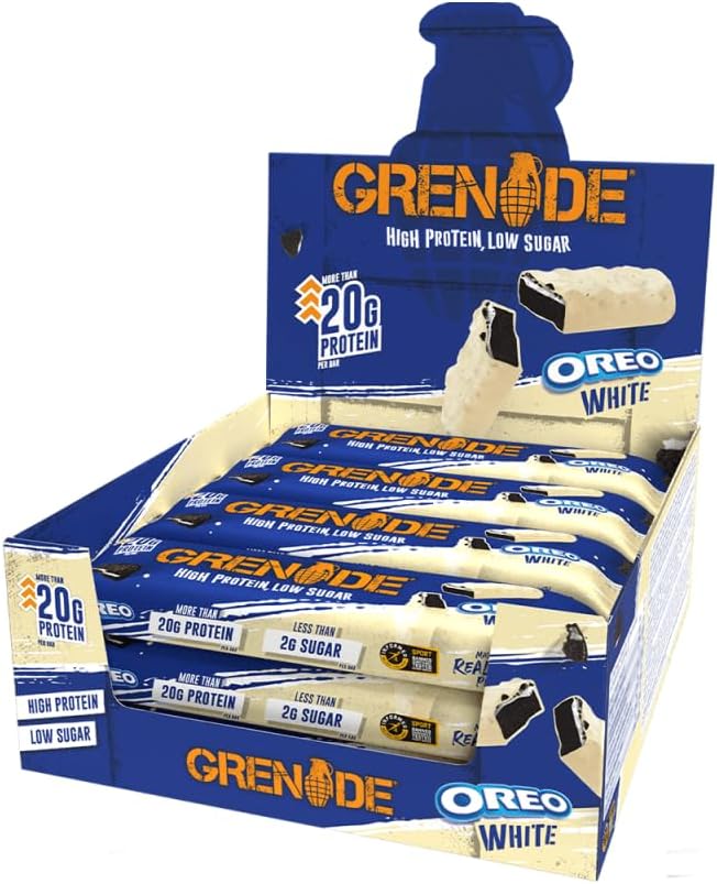 Grenade OREO White Protein Bars, 12 x 60 g