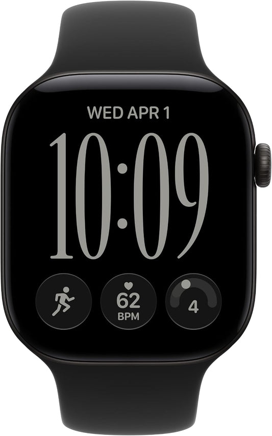 Apple Watch Series 12 GPS + Cellular 46mm Smartwatch Black Aluminium Case