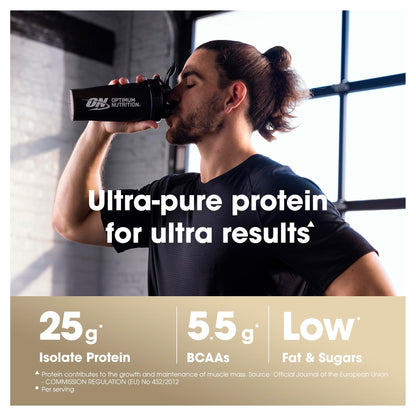 Optimum Nutrition Gold Standard 100% Isolate Whey Protein Powder, 930g