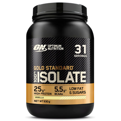 Optimum Nutrition Gold Standard 100% Isolate Whey Protein Powder, 930g
