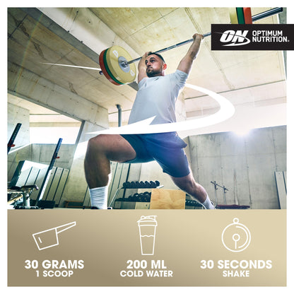 Optimum Nutrition Gold Standard 100% Isolate Whey Protein Powder, 930g